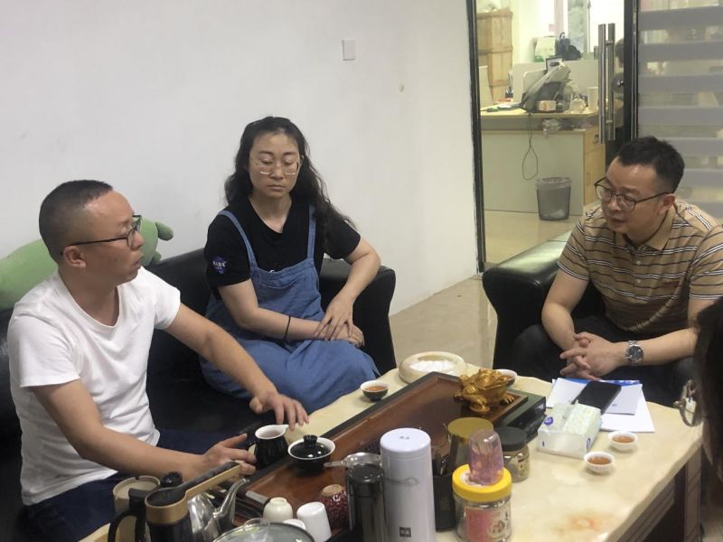 校领导访企拓岗系列报道五