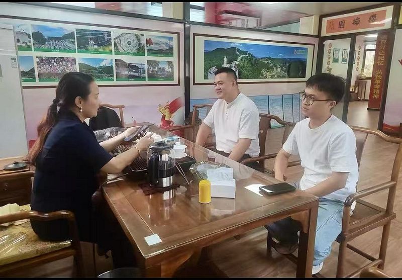 访企拓岗促就业——走访樱梅园生态旅游
