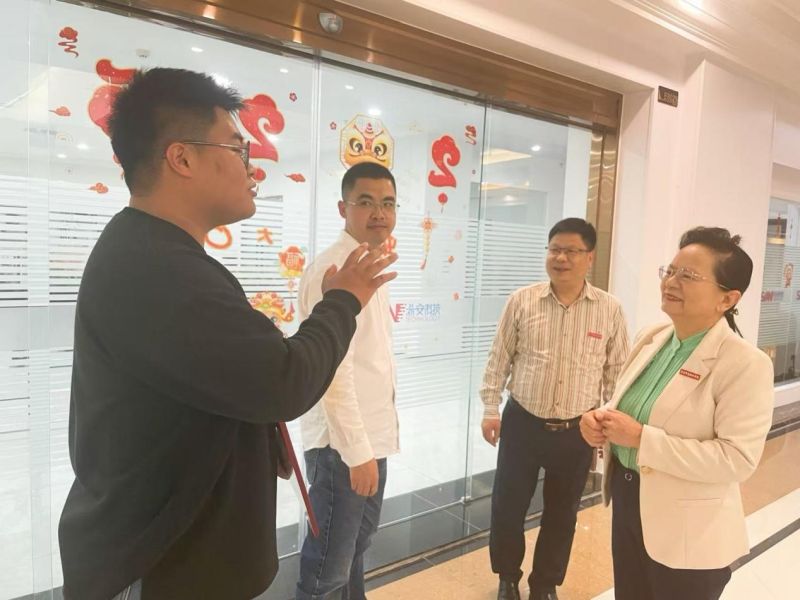 访企拓岗促就业——希安科技有限公司实训基地授牌